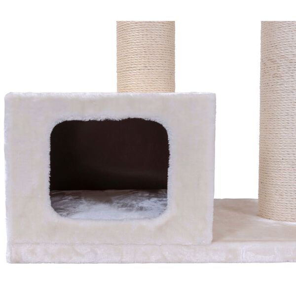 Quapas! Drapak dla kota Bandit, kremowy, 76x45x82 cm