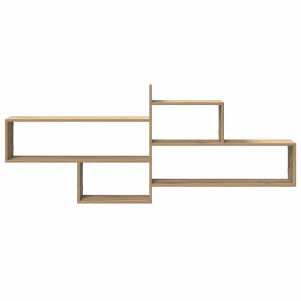 vidaXL Półka ścienna, dąb artisian, 167,5x18x68 cm