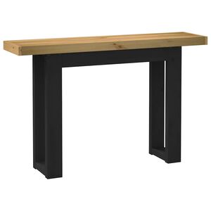 vidaXL Stolik konsolowy, NOAIN, 120x30x75 cm, lite drewno sosnowe