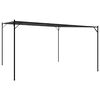 vidaXL Altana, antracytowa, 4x4 m, 180 g/m&sup2;, tkanina i stal