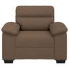vidaXL Sofa Fotel Brązowy 100x81x84 cm Tkanina