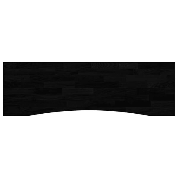 vidaXL Blat biurka, ciemnobrązowy, 160x50x2,5 cm, lite drewno dębowe