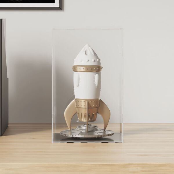 vidaXL Pudełko ekspozycyjne przezroczyste 14x14x22 cm Akryl