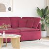 vidaXL Modułowy Narożnik Sofa z Poduszkami Wino Czerwone 100 cm