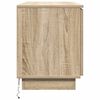 vidaXL Szafka pod telewizor Ze LED Lights Dąb Sonoma 100 x 38 x 49 cm