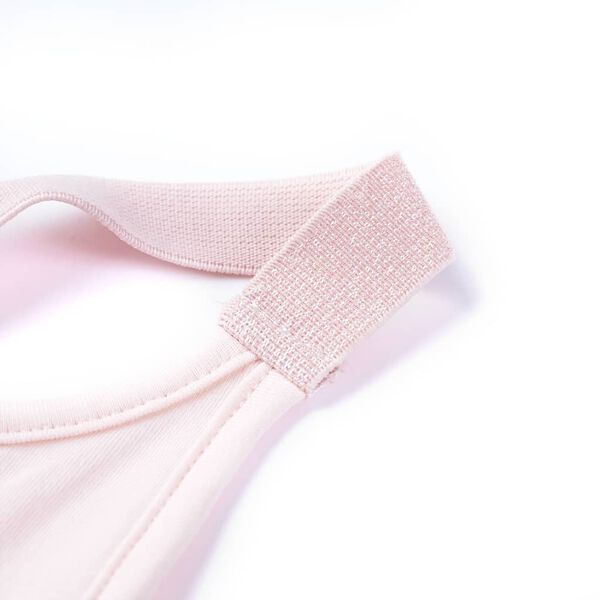 Dziecięca koszulka na ramiączkach, jasnoróżowa, 104