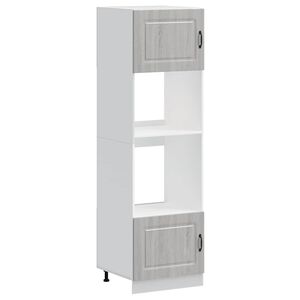 vidaXL Szafki do piekarnika, 2 szt., Kalmar, szary dąb sonoma