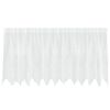 vidaXL Firanka Koronkowa z zasłonami Biały 120 x 300 cm Poliester