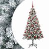 vidaXL Sztuczna choinka z bombkami 120 cm 150 LED Ciepła biel