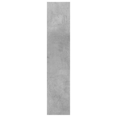 vidaXL Półka ścienna, szarość betonu, 90x16x78 cm, płyta wiórowa