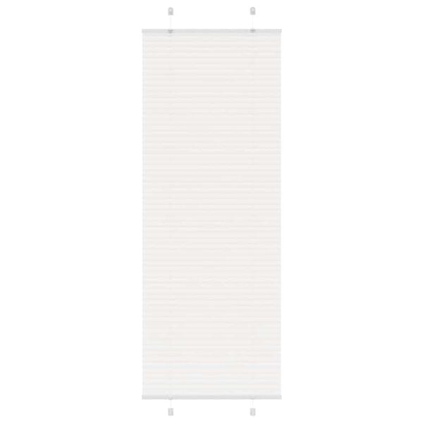 vidaXL Roleta plisowana biała 70x200 cm Szerokość tkaniny 69,4 cm