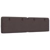 vidaXL Poduszka na wezgłowie, ciemnobrązowa, 180 cm, tkanina