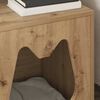 vidaXL Koty Dom Dąb rzemieślniczy 42,5 x 40 x 53,5 cm