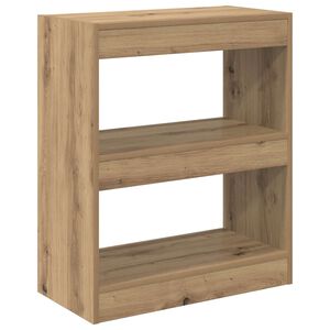 vidaXL Szafka na książki 2 poziomy 60 x 30 x 72 cm Drewno inżynieryjne