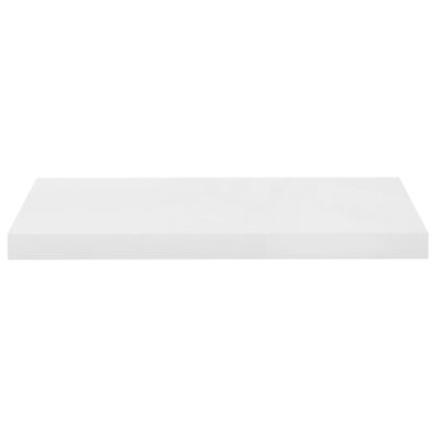 vidaXL Półki ścienne 4 szt., wysoki połysk, białe, 60x23,5x3,8 cm, MDF