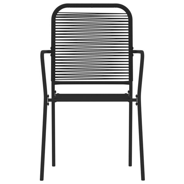 vidaXL 9-częściowy zestaw mebli ogrodowych, czarny