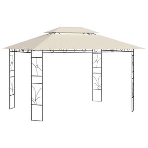 vidaXL Altana, 4x3x2,7 m, kremowa, 160 g/m&sup2;