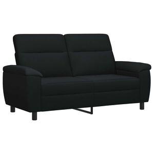 vidaXL Sofa Czarny 178 x 90 x 95 cm tkanina