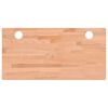 vidaXL Blat do biurka, 100x50x1,5 cm, lite drewno bukowe