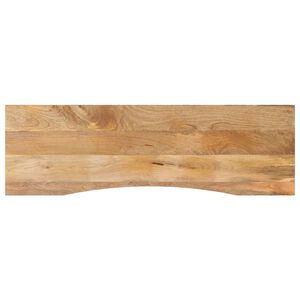 vidaXL Blat biurka, z wycięciem, 160x50x2,5 cm, surowe drewno mango