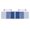 vidaXL Zwijana markiza boczna, niebieska, 160 x 600 cm