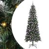 vidaXL Sztuczna choinka zielony 240 cm PVC, plastik i stal