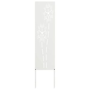 vidaXL Ekran zapewniający prywatność w ogrodzie Biały 32 x 140 cm