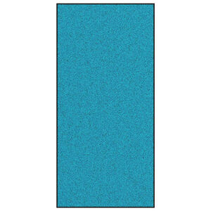 vidaXL Dywanik wejściowy Cyan i Czarny 120 x 250 cm Poliamid i PVC
