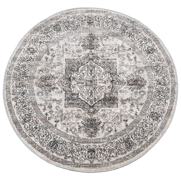 vidaXL Dywan ARBIZU do pomieszczeń i na zewnątrz, vintage, &Oslash; 120 cm