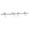 vidaXL System do mocowania drzwi przesuwnych, 183 cm, stal, srebrny