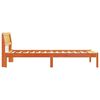 vidaXL Ramka ł&oacute;żka Woskowy Brąz 90 x 200 cm Lite drewno sosnowe