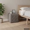 vidaXL Stoliki nocne, 2 szt., szare, 30x30x30 cm, sztuczna skóra