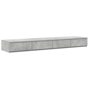vidaXL Szuflady do ł&oacute;żka Betonowy szary 160 x 36,5 x 16,5 cm