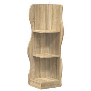 vidaXL P&oacute;łka narożna dąb Sonoma 34 x 33 x 102 cm Drewno inżynieryjne