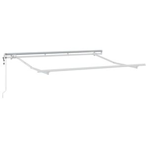vidaXL Rama markizy Biały 3 x 2 m Metal