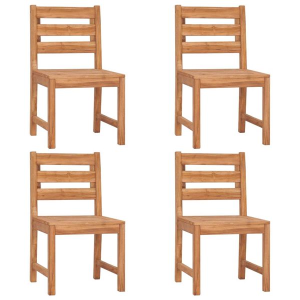 vidaXL 5-częściowy zestaw mebli ogrodowych, lite drewno tekowe