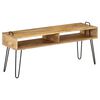 vidaXL Szafka pod telewizor, lite drewno mango, 110 x 35 x 45 cm