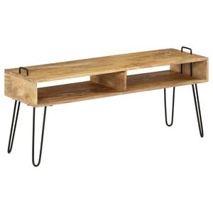 vidaXL Szafka pod telewizor, lite drewno mango, 110 x 35 x 45 cm
