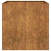 vidaXL Doniczka Rusty 80x80x80 cm Stal nierdzewna