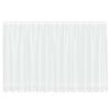 vidaXL Firanka Koronkowa z zasłonami Biały 180 x 400 cm Poliester