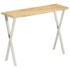 vidaXL Stolik konsolowy z naturalną krawędzią, 105x33x76 cm, mango