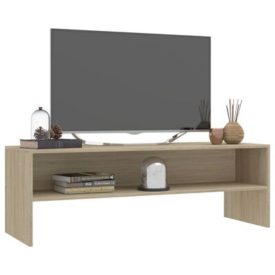 vidaXL Szafka pod TV, dąb sonoma, 120x40x40cm, materiał drewnopochodny