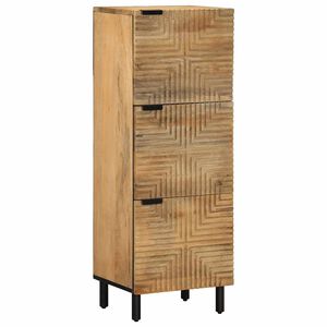 vidaXL Komoda wysoka Brązowa 40x33x110 cm Drewno lite Mango