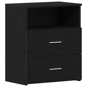 vidaXL Szafka Nocna Czarny Dąb 50 x 32 x 60cm Drewno inżynieryjne