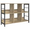 vidaXL P&oacute;łka na książki 6 poziomy 102 x 32 x 72,5 cm Dąb Sonoma