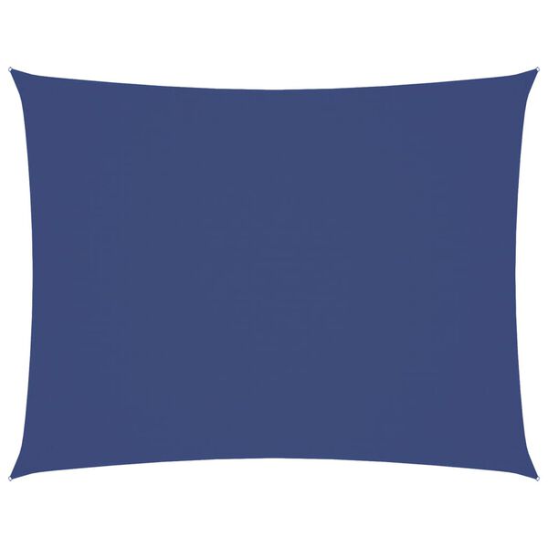 vidaXL Prostokątny żagiel ogrodowy, tkanina Oxford, 6x8 m, niebieski