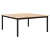 vidaXL Stolik kawowy Naturalny 100 x 100 x 45 cm Lite drewno sosnowe