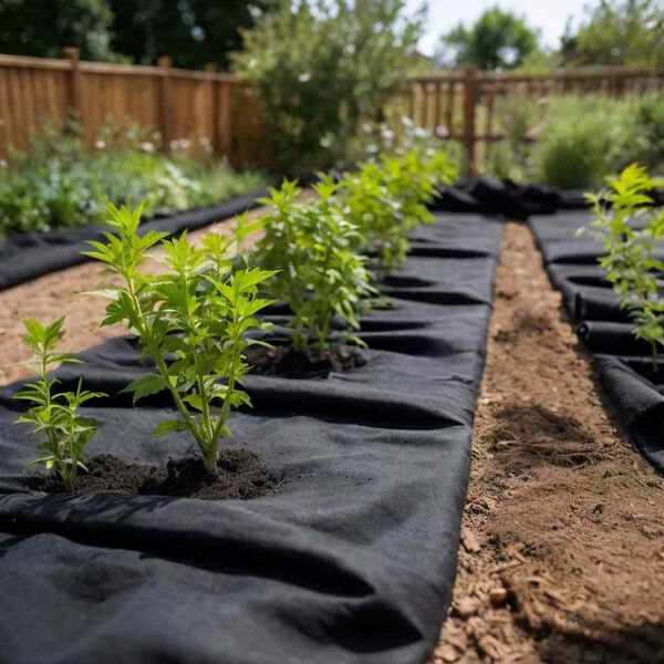 vidaXL Geowłóknina, czarna, 1x150 m, włókno poliestrowe