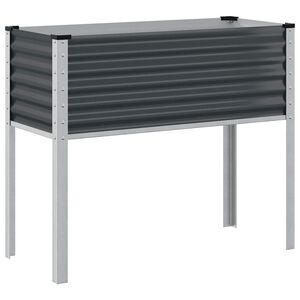 vidaXL Donica ogrodowa antracytowa 100x45x90 cm stalowa