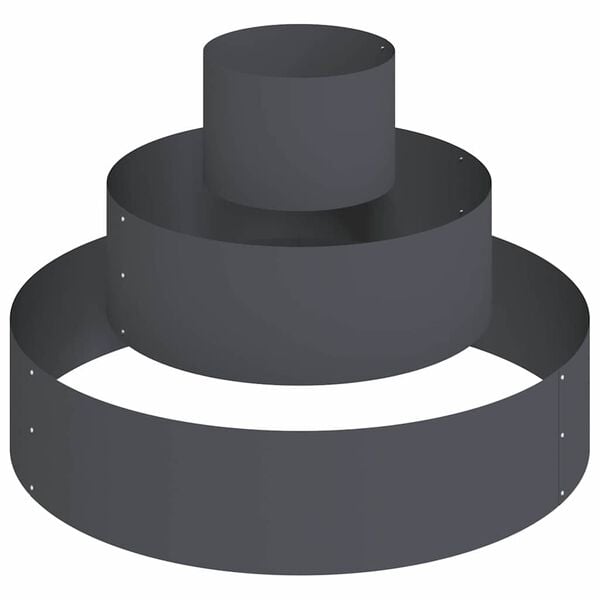 vidaXL Doniczka ogrodowa Antracyt 90 x 90 x 20 cm Stal zimnogięta